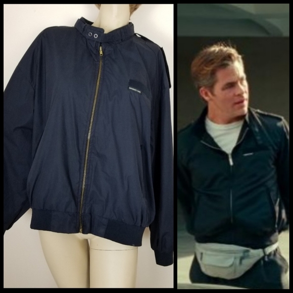 navy blue members only jacket